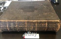 Vintage 1870 Holy Bible New York American Bible Society Post Civil War Antique