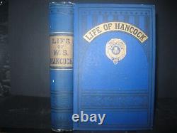 Vintage Book CIVIL War 1861-65 Life Of W. S. Hancock Printed1880 Illustrated 1st