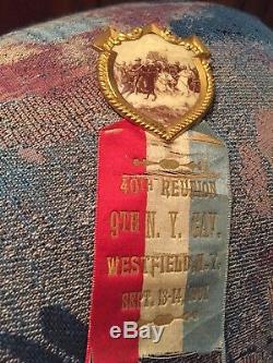 Vintage Civil War 9th New York Cavalry Reunion Medal