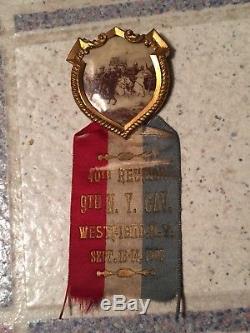 Vintage Civil War 9th New York Cavalry Reunion Medal