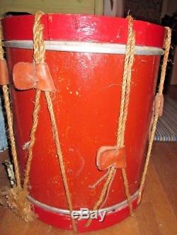 Vintage Civil War Eagle Tension Rope Drum Beautiful Replica 137TH NY