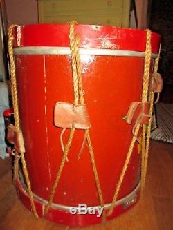 Vintage Civil War Eagle Tension Rope Drum Beautiful Replica 137TH NY