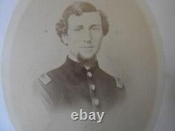 Vintage Portrait Photo by J. H. Kent, Rochester, NY, of Civil War Soldier 1860's