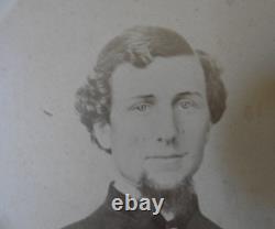 Vintage Portrait Photo by J. H. Kent, Rochester, NY, of Civil War Soldier 1860's