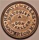 Waterloo, New York Henry Welles Civil War Store Card Token Ny 940a-1a #2