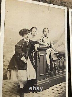 Wealthy New York Family Woman & Children 1860s Photo Set Small Lot Poss. Cohen